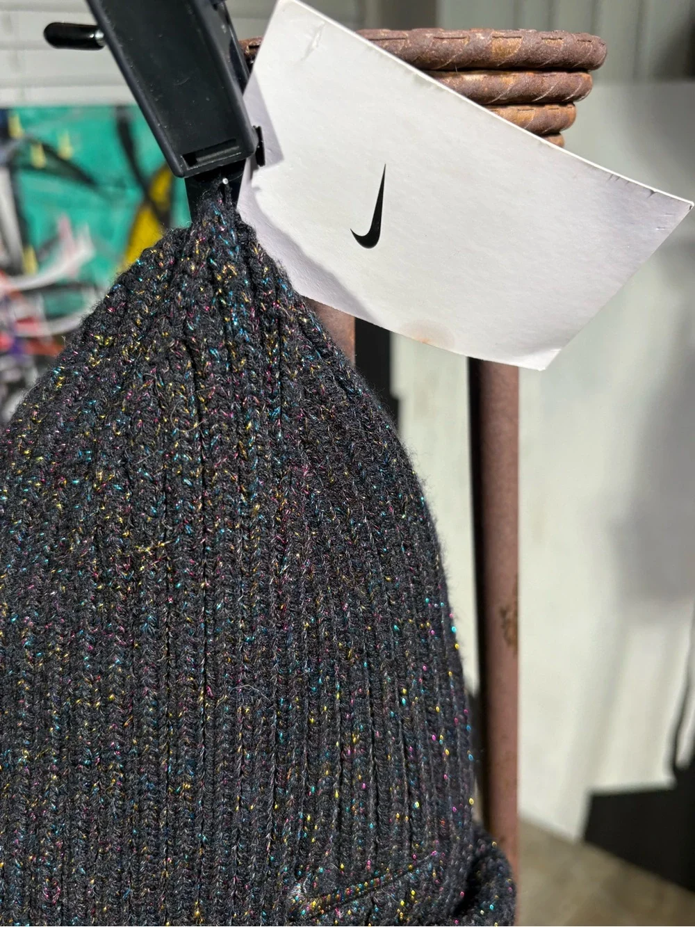 WOMENS NIKE SPORTSWEAR SPARKLE KNIT BEANIE